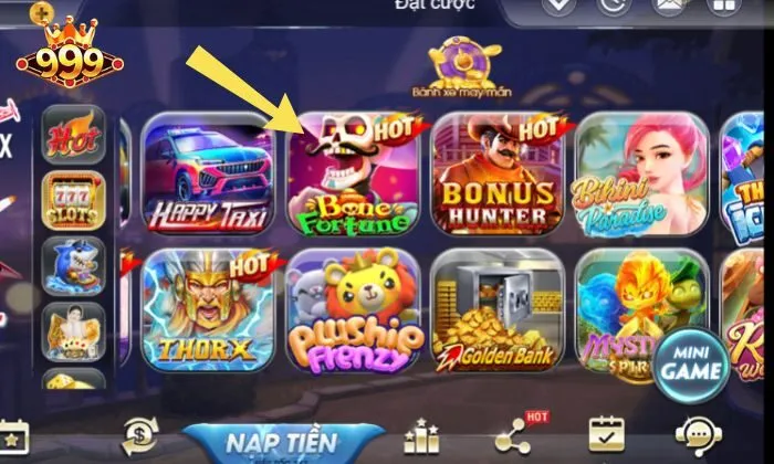Hướng dẫn các bước tham gia Bone Fortune 999BET