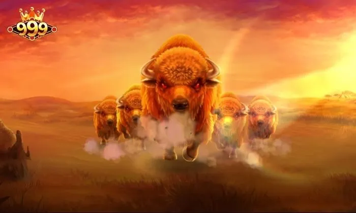 Charge Buffalo 999bet Nổ hũ Charge Buffalo lấy ý tưởng từ chuyến thám hiểm của bò hoang tại vùng đất Bắc Mỹ